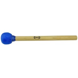Mailloche de surdo bois 35cm (1°) - Bleue